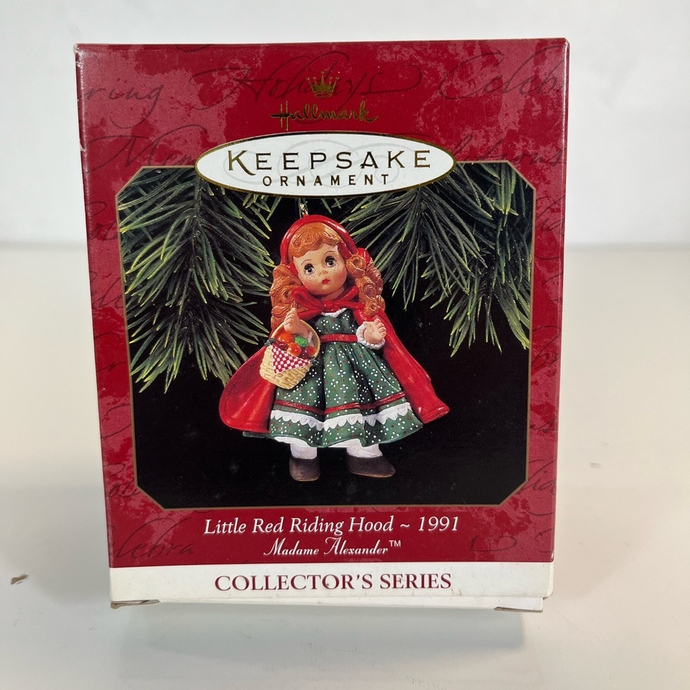 LITTLE RED‎ RIDING HOOD MADAME ALEXANDER HALLMARK KEEPSAKE ORNAMENT NEW 1991